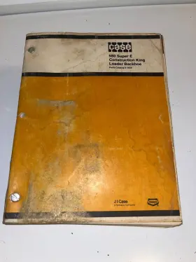 8-1832 CASE CONSTRUCTION EQUIPMENT Backhoe Loader King Manual