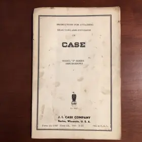 DA-1867 Harrows Attaching Rear Gang Deck Manual