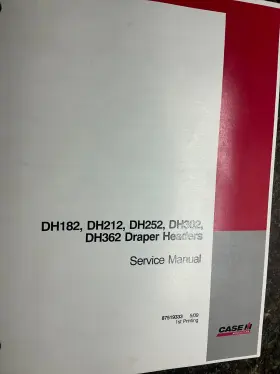 DH182 Draper Headers Service Manual