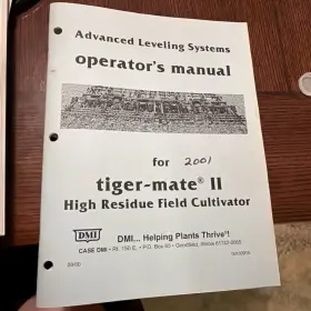 00100915 CASE DMI Tiger Mate Leveling High Residue Tractor