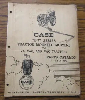EDSC-7 Mowers Catalog Manual Book Vao Vac Tractors