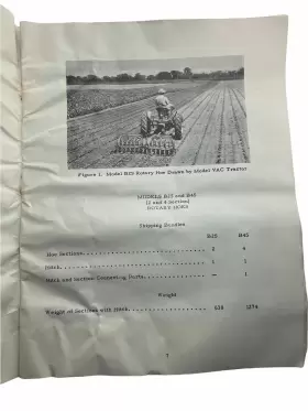Case FORM-5786 Operators Instruction Manual For Rotary Hoes B #3
