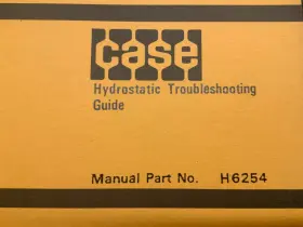 H6254 Hydrostatic Troubleshooting