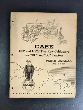 HS25 Tractor Row Cultivator Catalog Manual Brochure