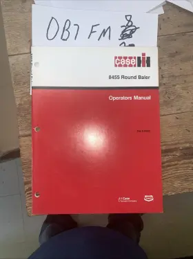 8455 CASE IH Round Baler Operators Manual Nos