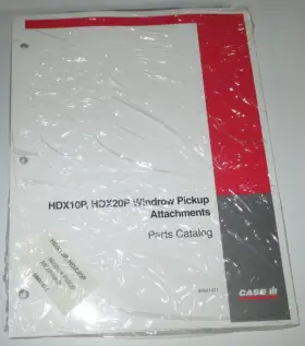 HDX20P CASE IH Windrow Attachments Catalog Nos Cih