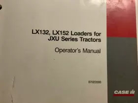 LX152 Loaders Jxu Tractors Manual Operator #2