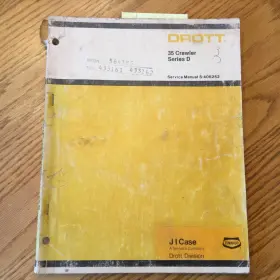 S406252 Drott Service Repair Manual Hydraulic Excavator