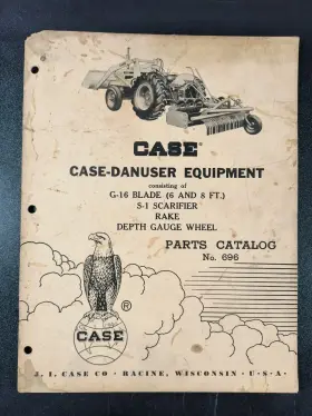 T850 Danuser Tractor Blade Rake Catalog Manual Brochure