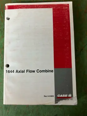 1644 CASEIH Owners Manual Axial Flow Combine Rac