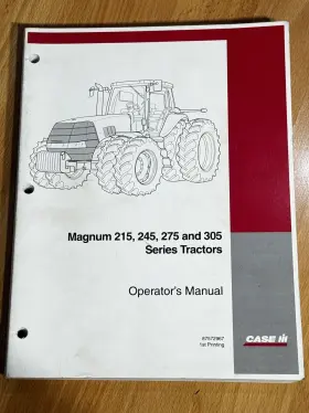 215-305 CASEIH Tractor Operators Manual