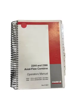 2366 CASEIH Axial Flow Combines Operators Manual
