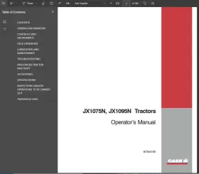 87352289 CASEIH Tractor Manual Operator Service Repair #2