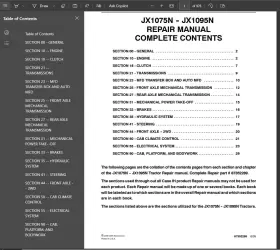 87352289 CASEIH Tractor Manual Operator Service Repair #3
