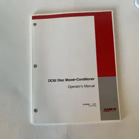 87639780 CASEIH Disc Mower Conditioner Operators Manual