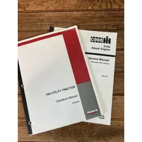 883394 CASEIH Utility Tractor Operators Manual Diesel Engine
