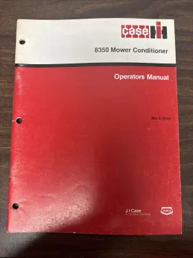 9-13340 CASEIH Mower Conditioner Operators Manual