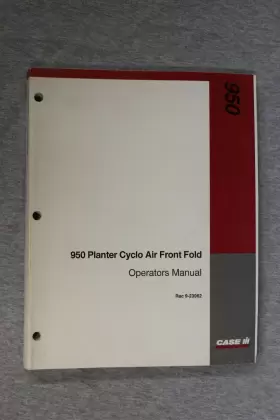9-23962 CASEIH Cyclo Front Fold Planter Operators Manual