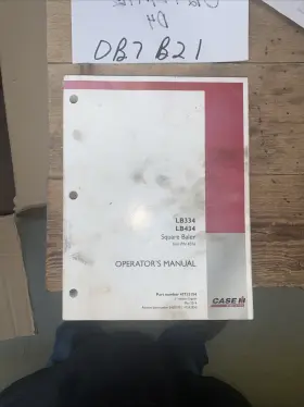 LB334 CASEIH Square Baler Pin Manual Operator
