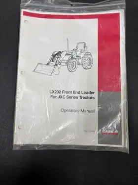LX232 CASEIH Jxc Tractors Operators Manual