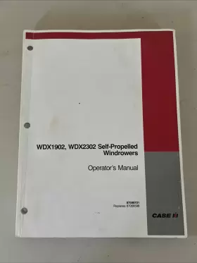 MANUAL-87599701 CASEIH Propelled Windrowers Operators