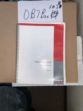 RS451 CASEIH Round Baler Operators Manual August