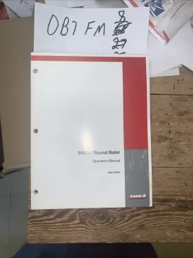 RS551 CASEIH Round Baler Operators Manual Nos