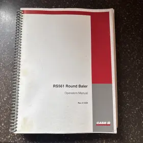 RS561 CASEIH Round Baler Operators Manual