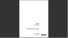 SB551 CASEIH Square Baler Service Manual Operators Download #3