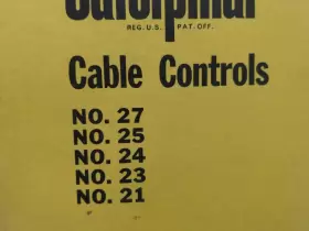 10088-2 CAT Caterpillar Cable Control Service Manual Crawler #2