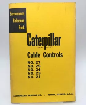 10088-2 CAT Caterpillar Cable Control Service Manual Crawler