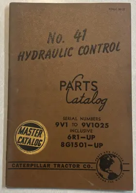 30125 CAT Caterpillar Hydraulic Control Catalog