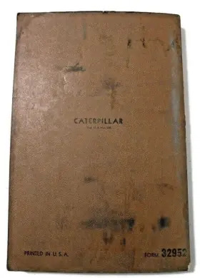 32952 CAT Caterpillar Tractor Master Catalog January #2
