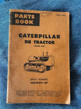 34686 CAT Caterpillar Manual Book Catalog Tractor Bulldozer