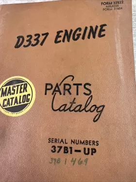 37B1 CAT Vintager Caterpillar Engine Master Catalog Up #2