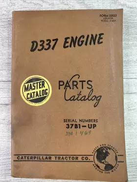 37B1 CAT Vintager Caterpillar Engine Master Catalog Up
