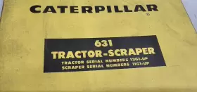 631D CAT Caterpillar Tractor Scraper Service Repair Manual #3