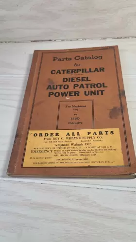 6F1-6F550 CAT Caterpillar Diesel Auto Patrol Power Unit