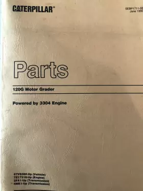 87V8360 CAT Caterpillar Motor Grader Manual Book
