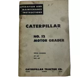 8T1-UP CAT Caterpillar Operation Motor Grader