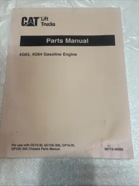 98715-40050 CAT Forklift Manual Engine