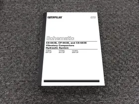 CS683E CAT Caterpillar Compactor Hydraulic Schematic Manual