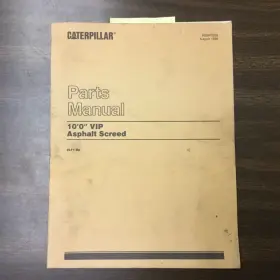 KEBP0059 CAT Caterpillar Vip Manual Book Catalog Asphalt
