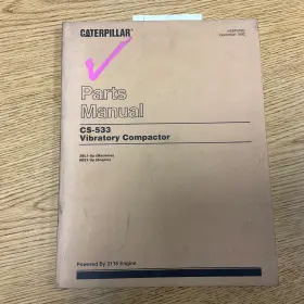 KEBP0099 CAT Caterpillar Manual Book Catalog Vibratory