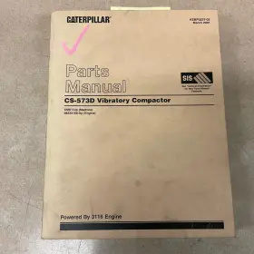 KEBP0237 CAT Caterpillar Manual Book Catalog Vibratory Cmk