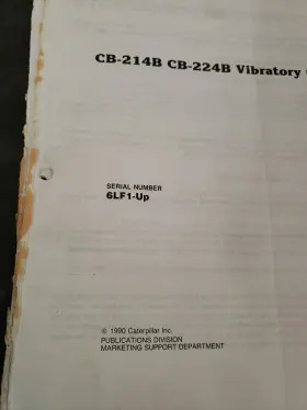 KEBP4112-01 CAT Caterpillar Vibratory Compactors Manual #3