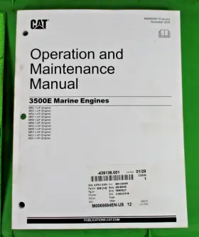 M0065584-12 CAT Marine Engine Manual Pg