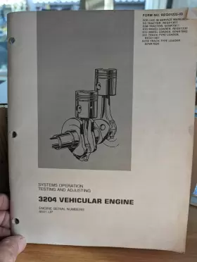 REG01223-03 CAT Caterpillar Vehicular Engine Operation