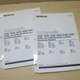 RENR3587-02 CAT Backhoe Schematic Service Manual