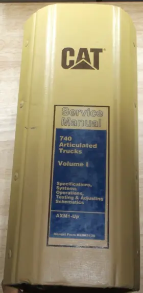 RENR5130 CAT Caterpillar Articulated Service Repair Book Axm
